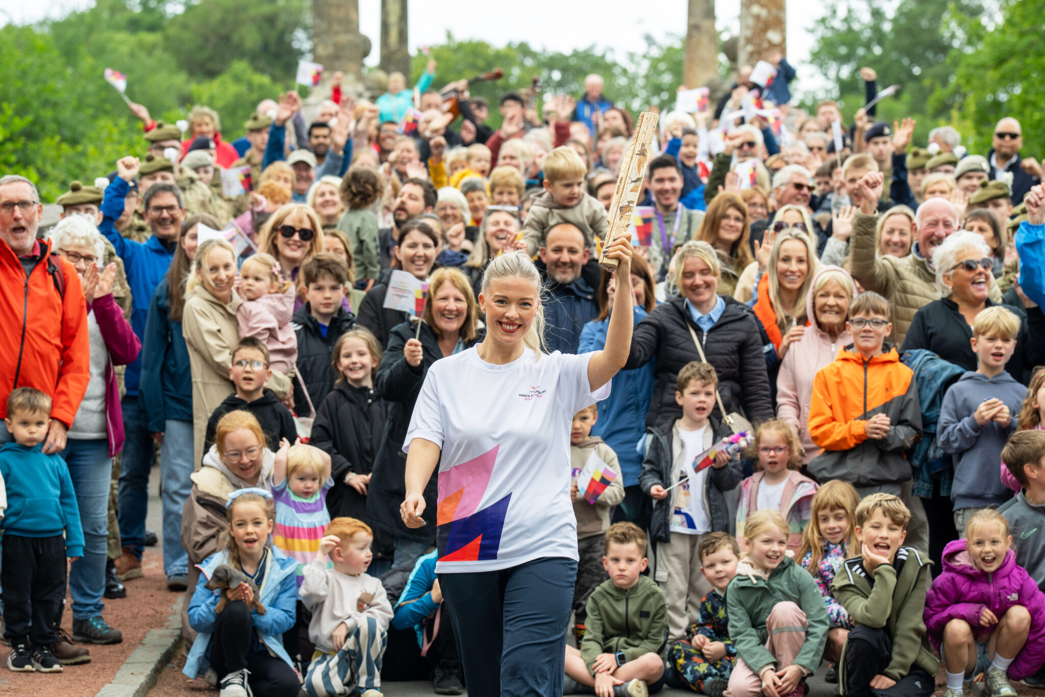 The King's Baton Relay visits Dumfries House - Dumfries House
