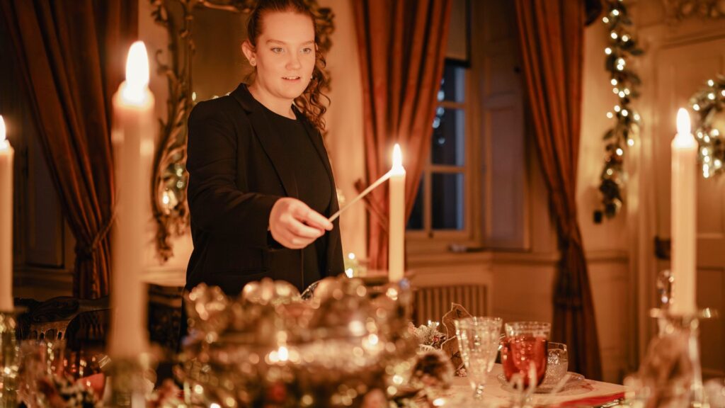 Pink Dining Room Festive Gala